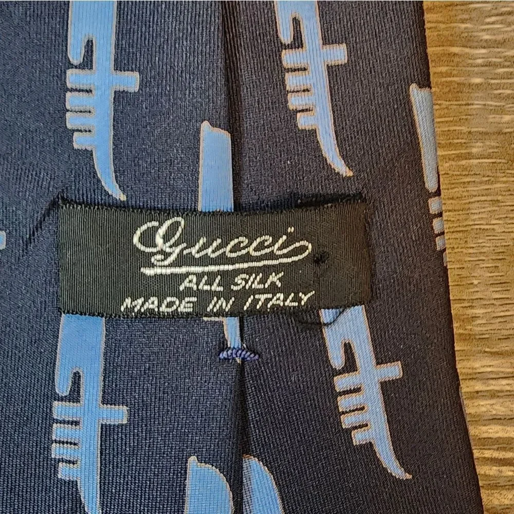Men's Gucci Tie, Made in Italy, 100% silk